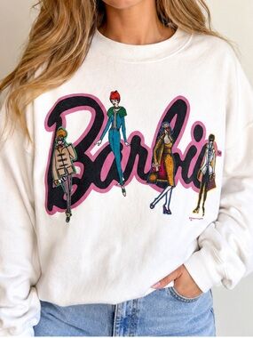VINTAGE 1990 BARBIE Jerry Leigh Sweatshirt